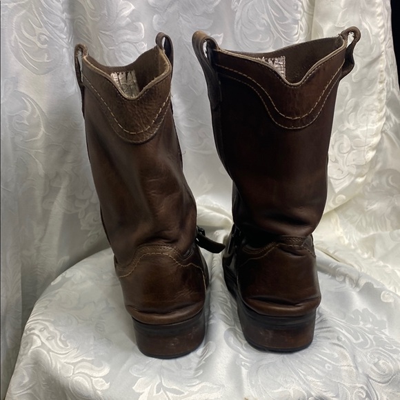 Vintage Bullboxer Men's Brown Leather Boots - Picture 3 of 8